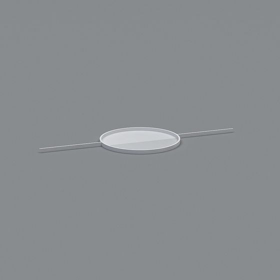 Stylish Modern Magnifying Glass 3D model