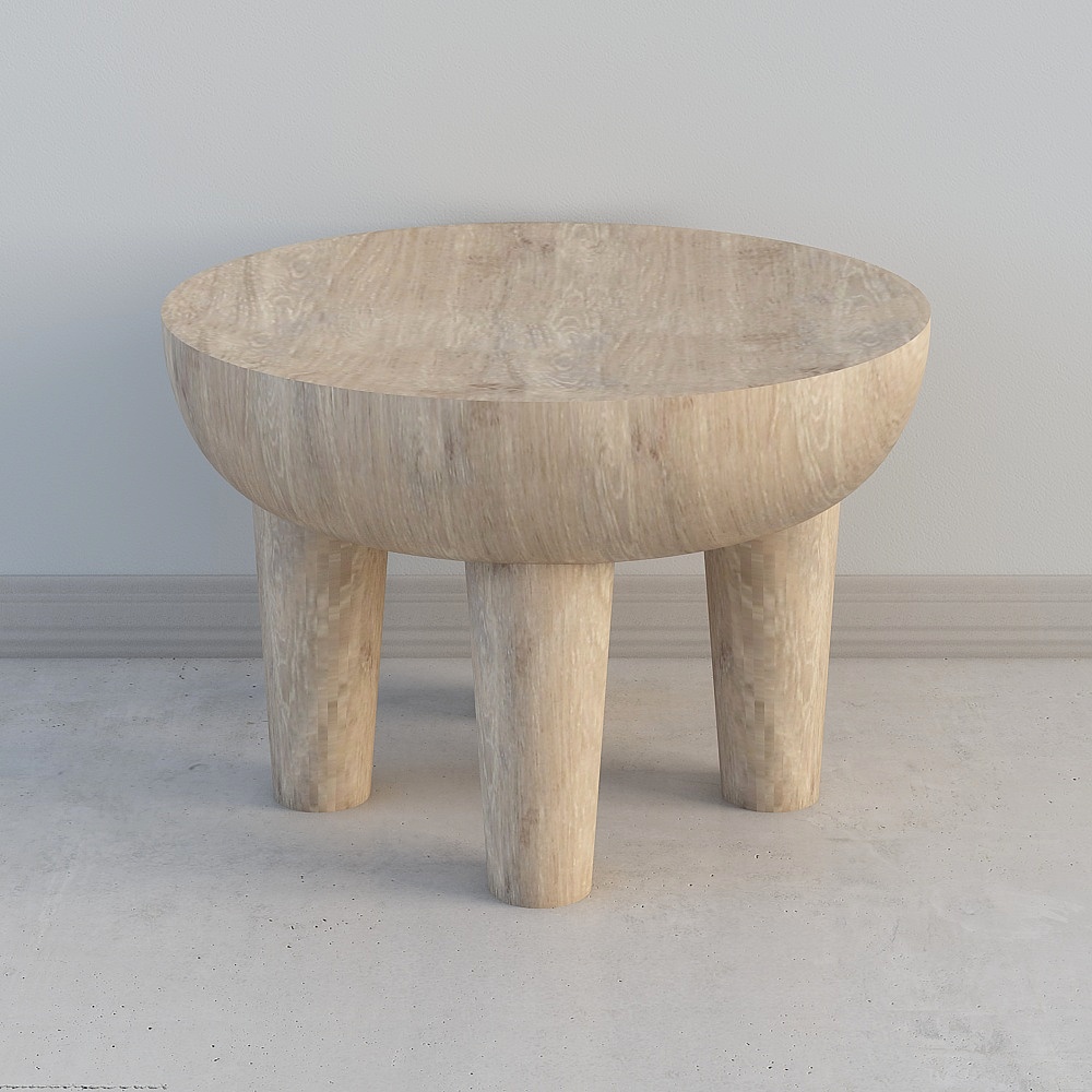 티크 창고-아프리칸 사파리 티크 측면 테이블