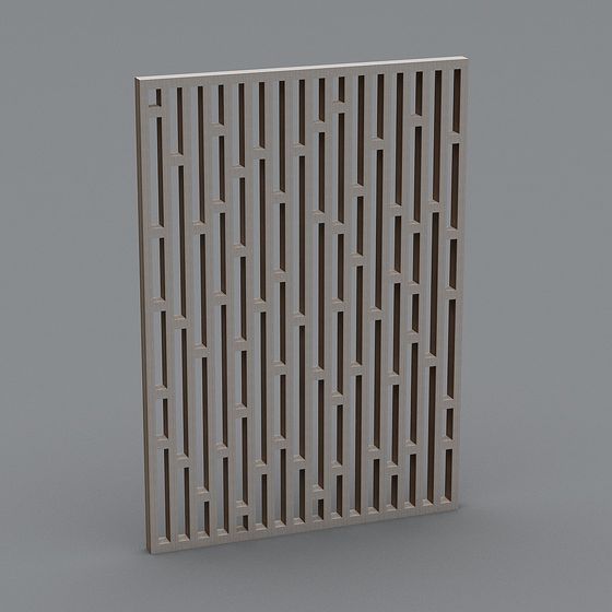 Lattice Panel 3D model - Unique Geometric Design
