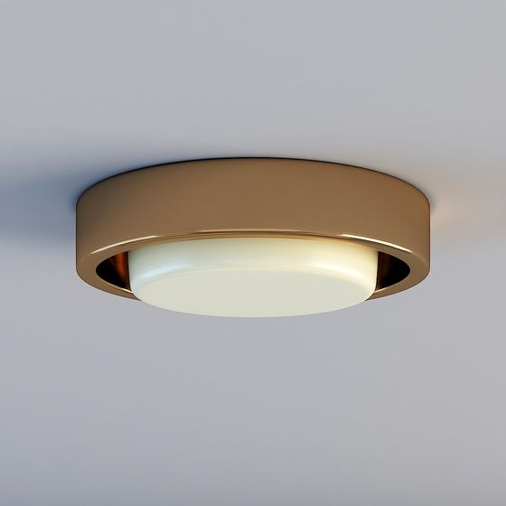 Elegant Ceiling Light 3D model for Modern Interiors