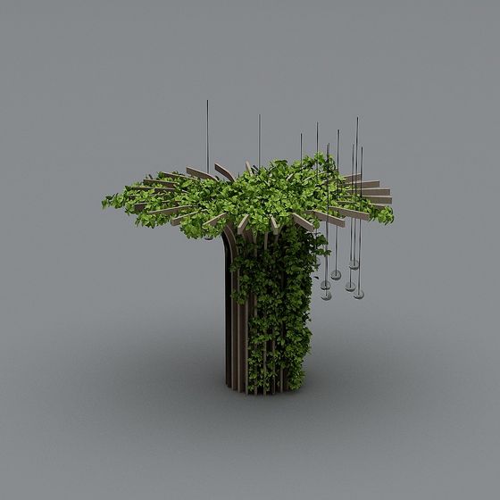 Lush Green Tree 3D model for Modern Designs