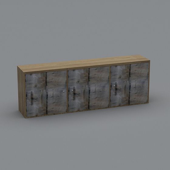 Industrial Storage Cabinet 3D model