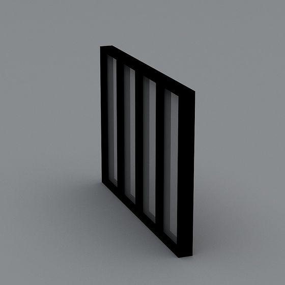 City Frame Low-Poly 3D model