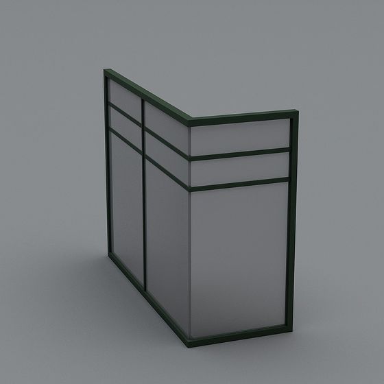 City Corner 3D model - A Serene Oasis in Urban Design