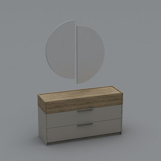 Urban Window Nightstand 3D model