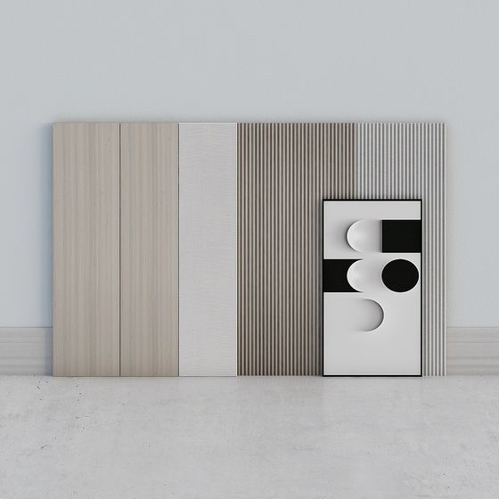 Abstract Geometric Door 3D model