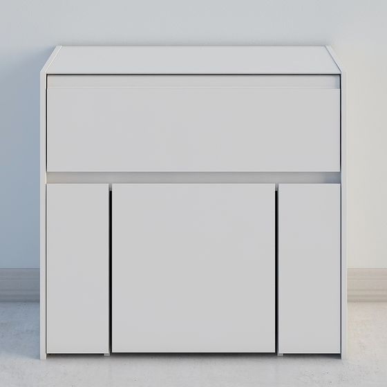City Corner Storage Cabinet 3D model for Contemporary Designs