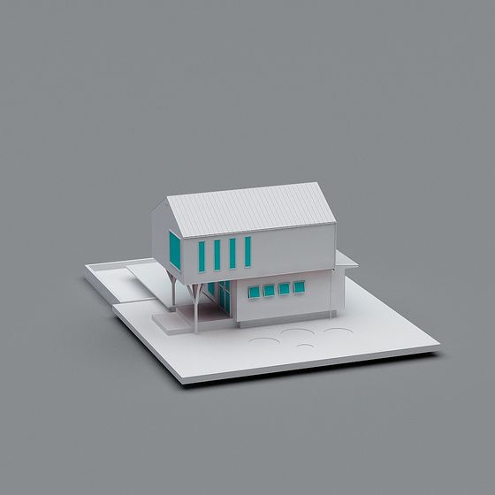 Urban Retreat 3D model for Contemporary Design
