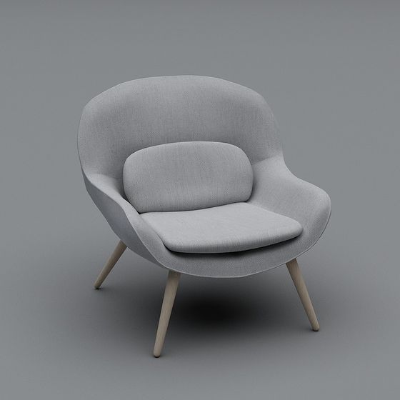 Cozy Lounge Chair 3D model