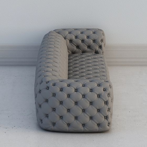 Elegant Classic Sofa 3D model