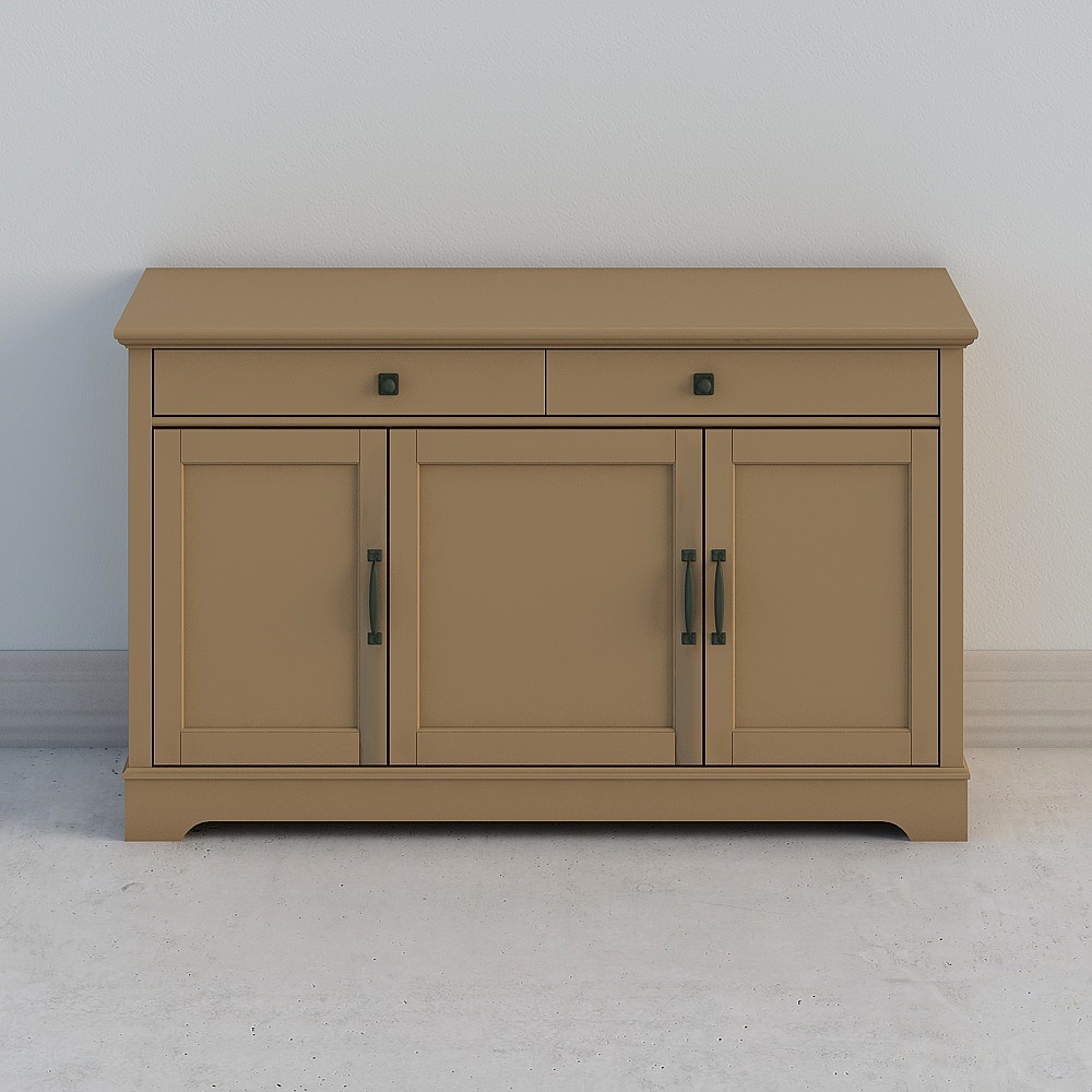 Buffet JOHNELLE ASH77660 con 3 Ante, 2 Cassetti