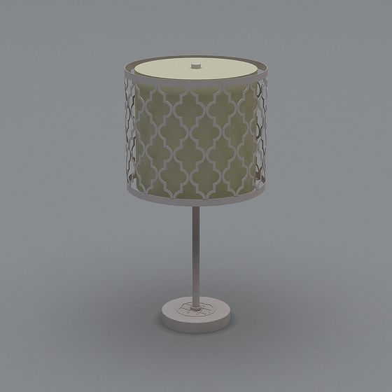 Luminous Lattice Table Lamp 3D model for Creative Spaces