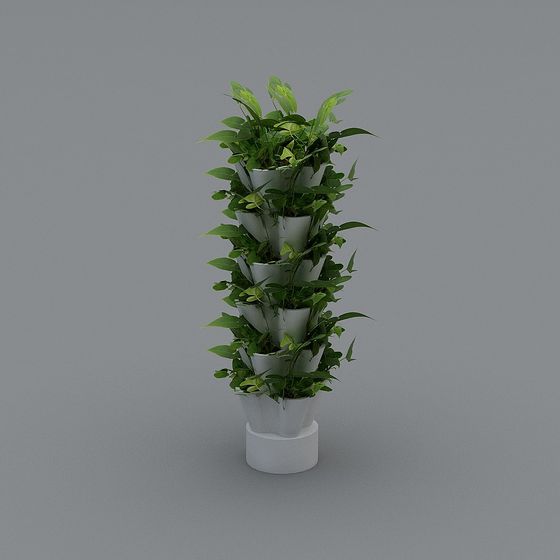 Vertical Garden 3D Model for Indoor Design