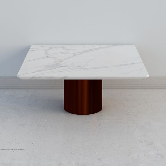 Tavolino Quadrato D1020 - Basso