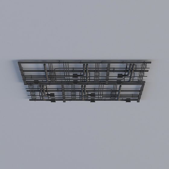 Industrial Pipes 3D model for Creative Projects