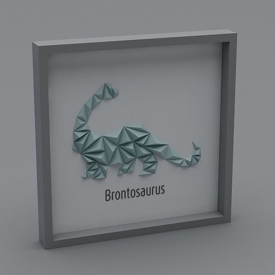 Unique Brontosaurus 3D Model for Creative Projects