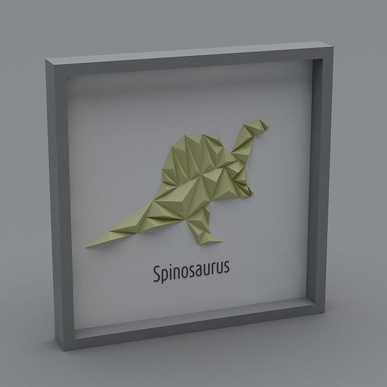 Unique Spinosaurus 3D Model for Creative Projects