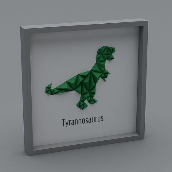 Tyrannosaurus Low-Poly 3D Model