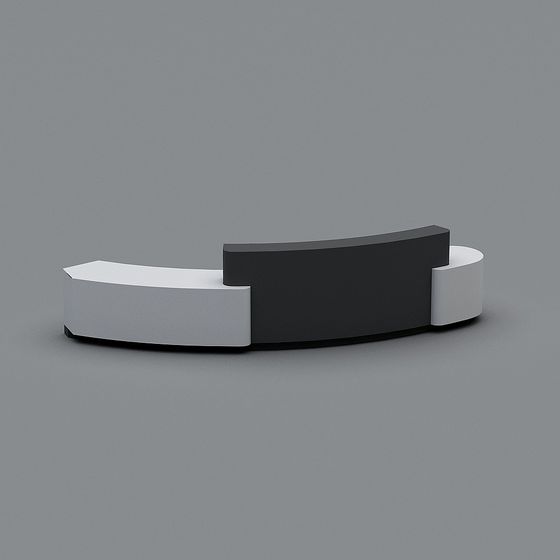 Sleek Streamlined Platform 3D model