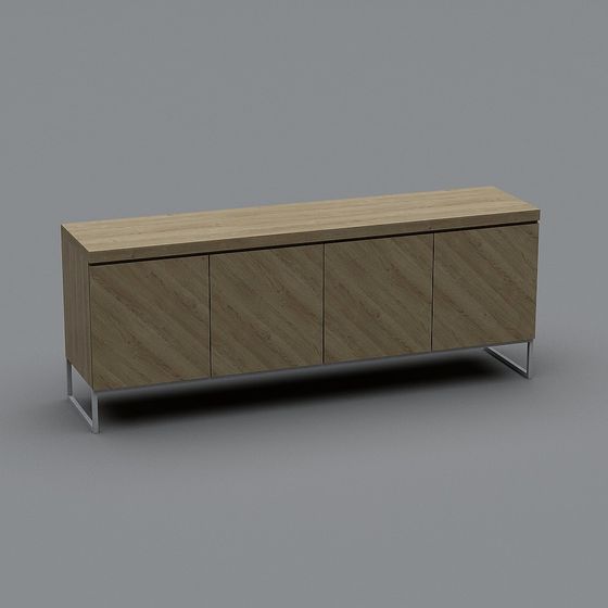 City Light TV Stand 3D model