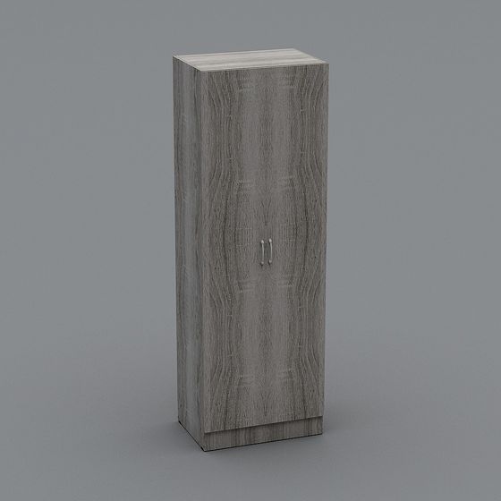 Minimalist Storage Cabinet 3D model for Modern Interiors