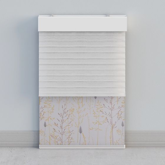 Elegant Low-Poly Shutter 3D model for Contemporary Spaces