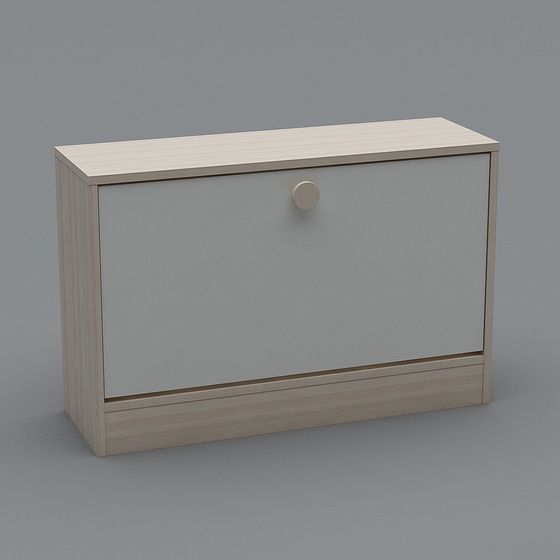 Urban Small Cabinet 3D model for Modern Interiors