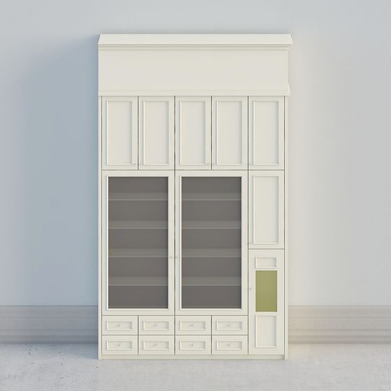 Classic Bookshelf 3D Model for Modern Spaces