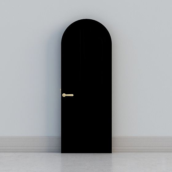 Elegant Arch Door 3D Model with Modern Touch