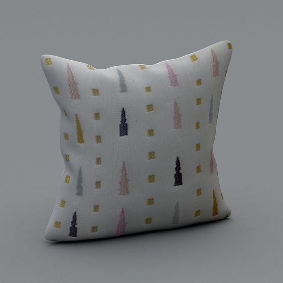 Enchanting Winter Pillow 3D model