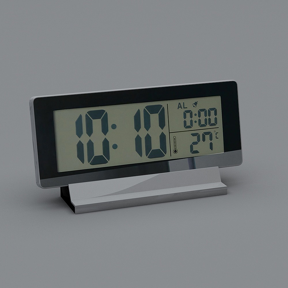 IKEA ClockThermometerAlarm Clock (Black)