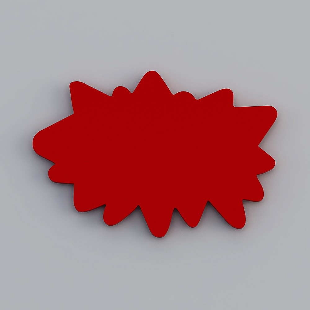 Burst Point 3D Model
