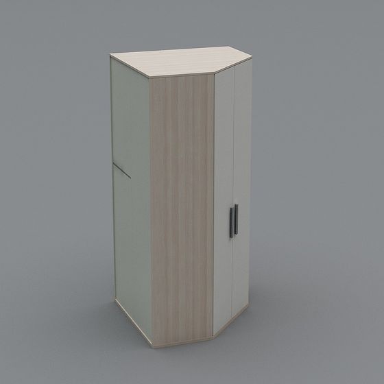 Modern Corner Storage Cabinet 3D model