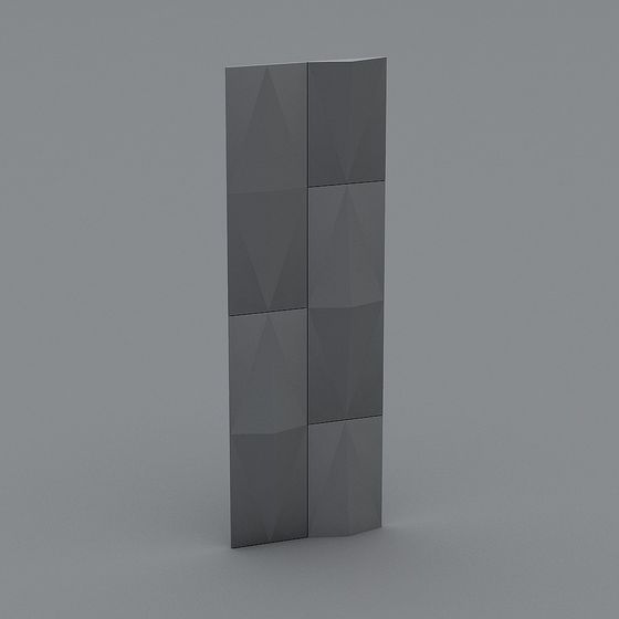 Geometric Low Poly 3D Model for Modern Urban Design