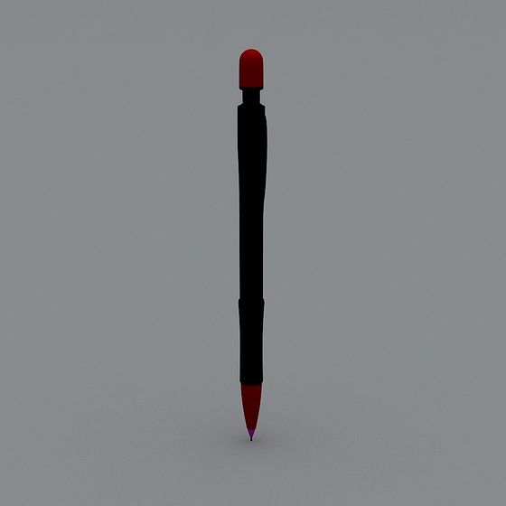 Stylish Low-Poly 3D Model Pen for Creative Projects