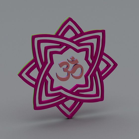 Om Symbol 3D model