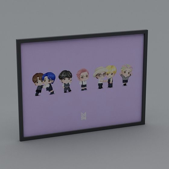 Chibi Friends 3D model for Creative Projects