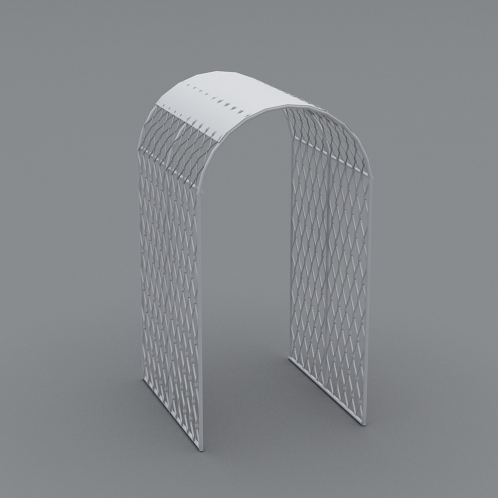 Elegant Garden Archway 3D model