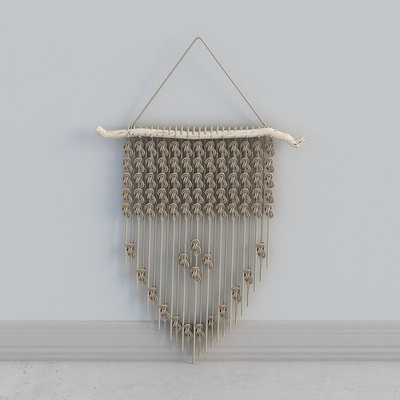Macrame Wall Hanging 3D model for Creative Projects