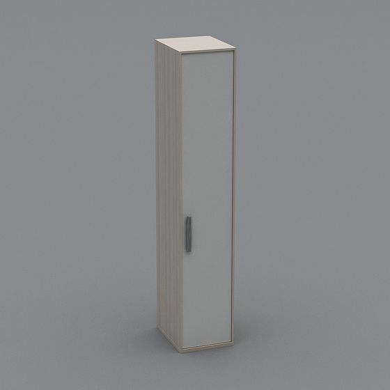 Modern Tall Cabinet Door 3D model for Stylish Spaces