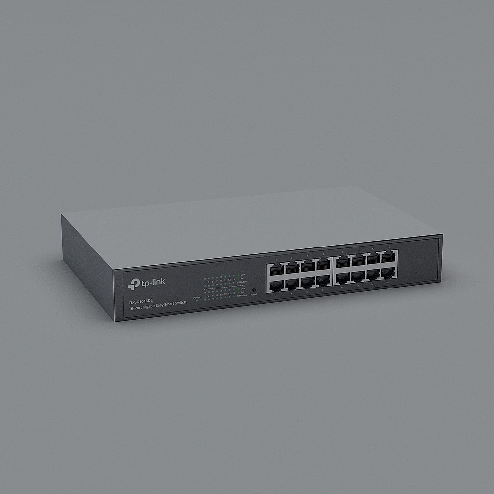 TP-Link TL-SG1016DE 16-Port Gigabit Easy Smart Switch 3D Model