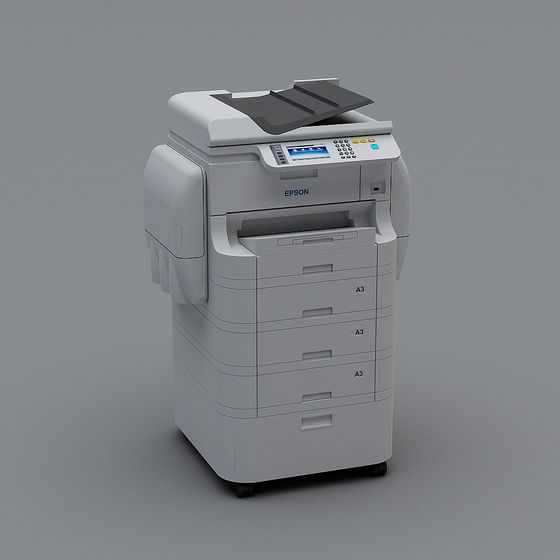 Epson Multifunction Printer 3D Model