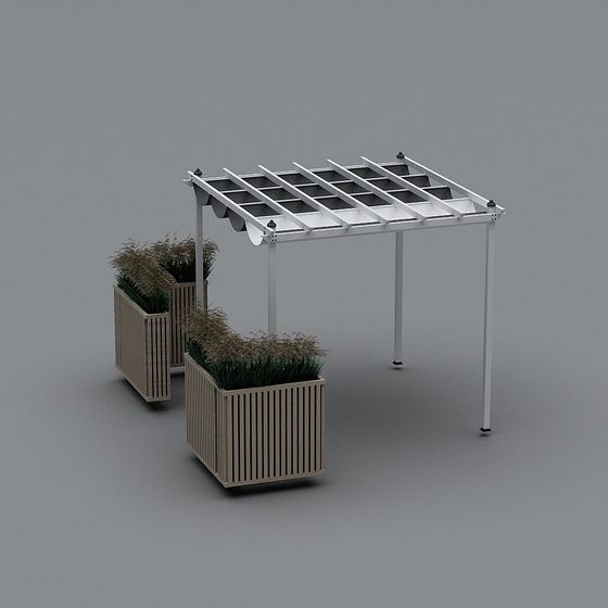 Modern Outdoor Pavilion 3D model