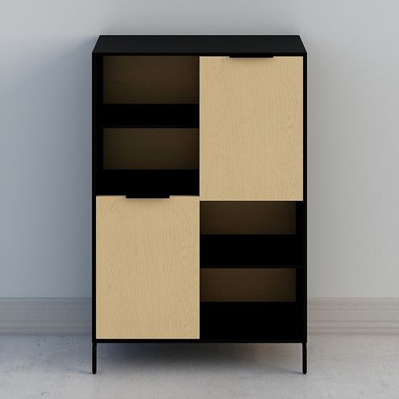 City Window Storage Cabinet 3D model for Modern Spaces