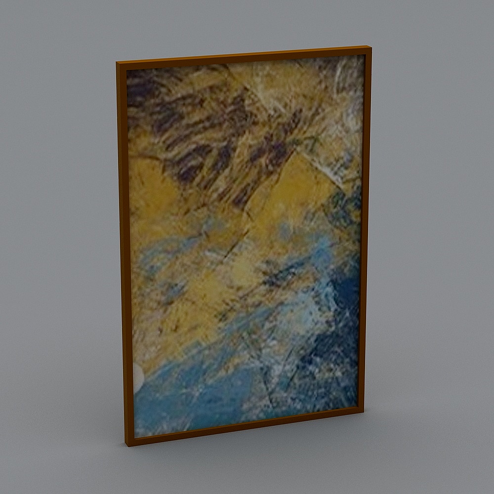 Abstract Picture Frame 3D model