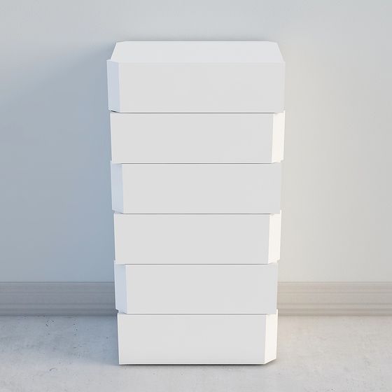 Stacked Boxes 3D model