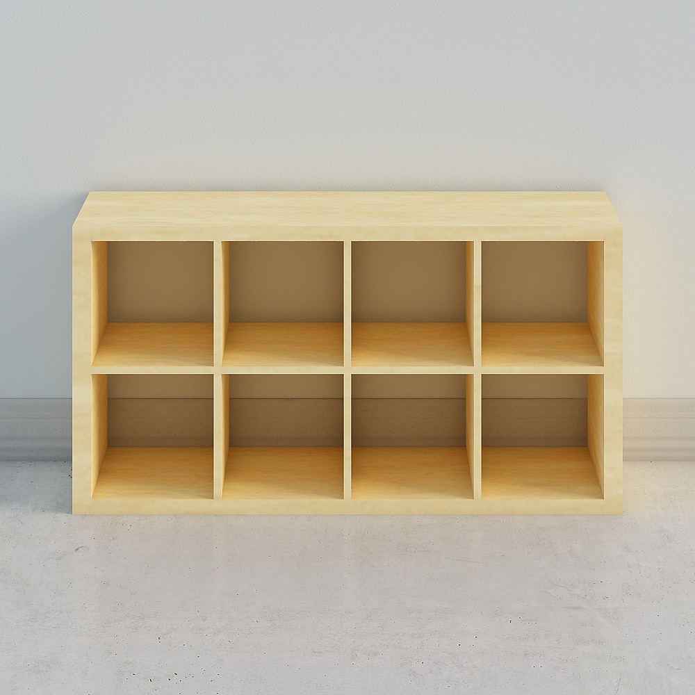 IKEA+KALLAX+77x39x147cm+Abedul+apaisado