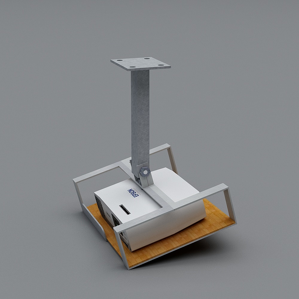Urban Light Low-Poly 3D Model