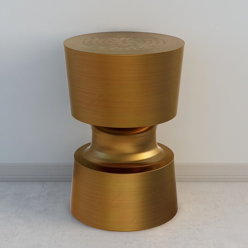 Gold Side Table