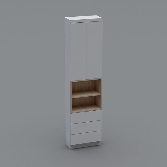Urban Storage Tower 3D model for Minimalist Design